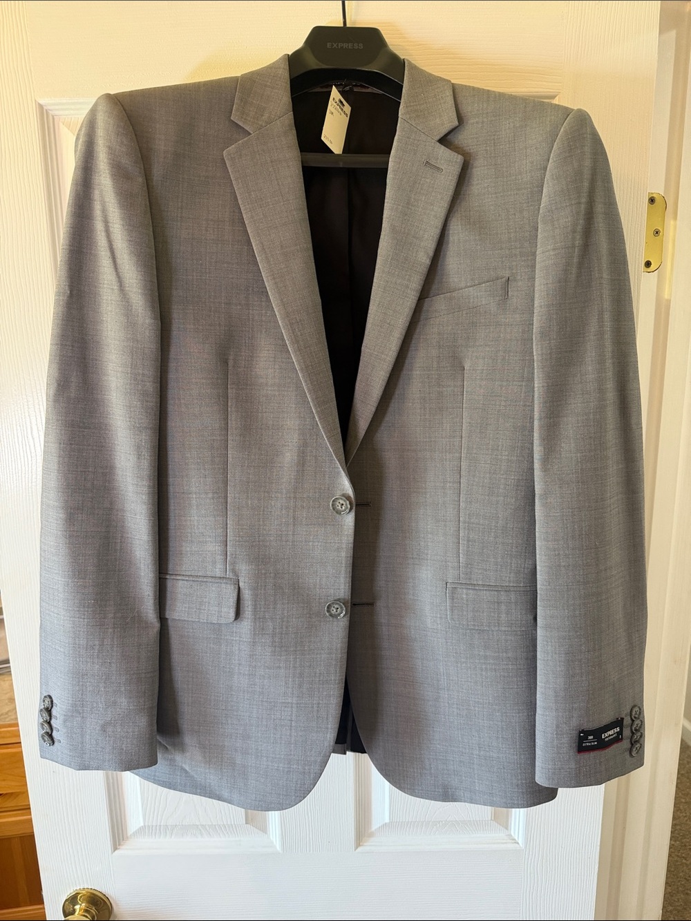 Express Men’s Gray Two-Button Sport Coat